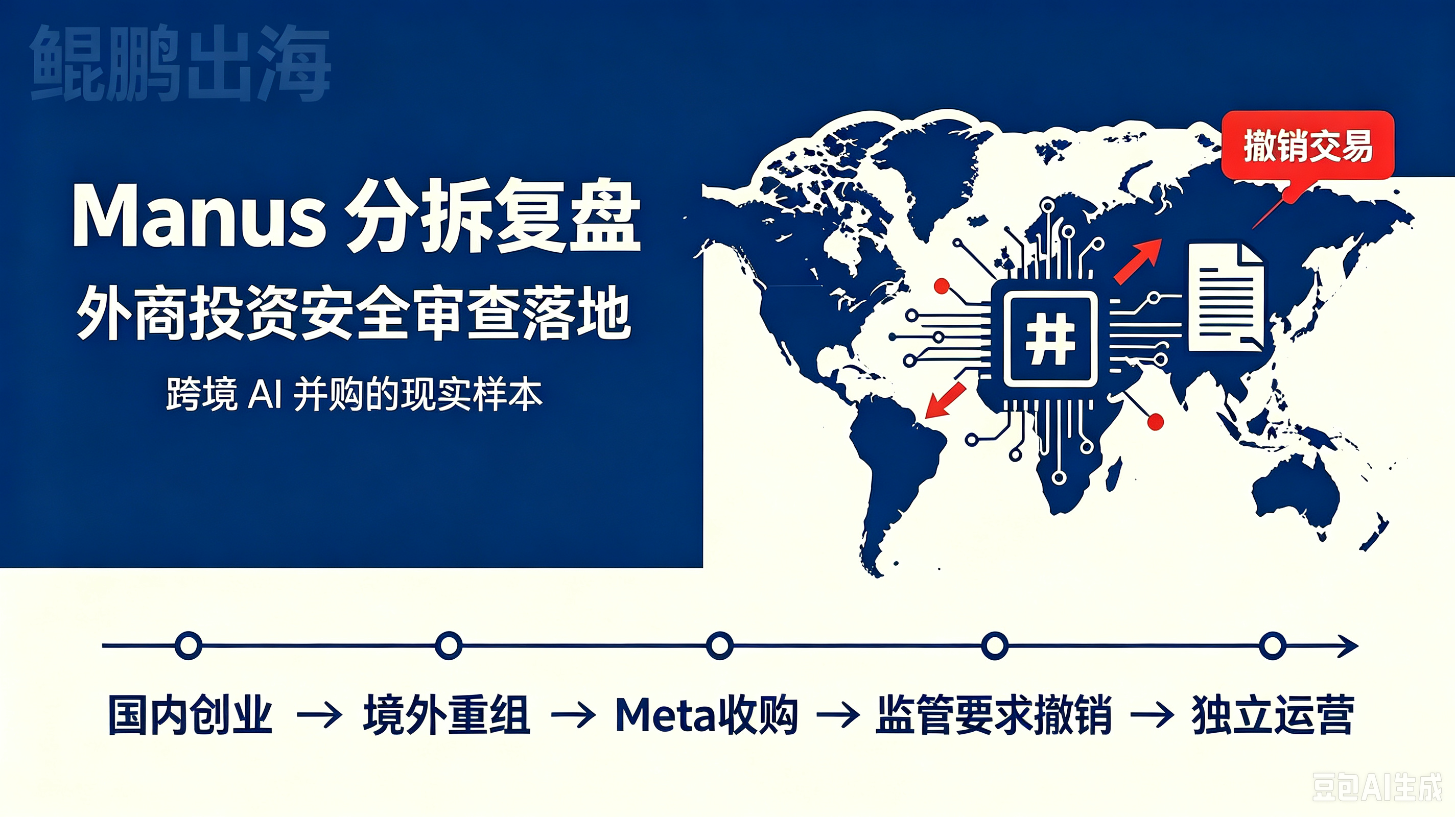Manus 分拆复盘:外商投资安全审查落地,跨境 AI 并购的现实样本。