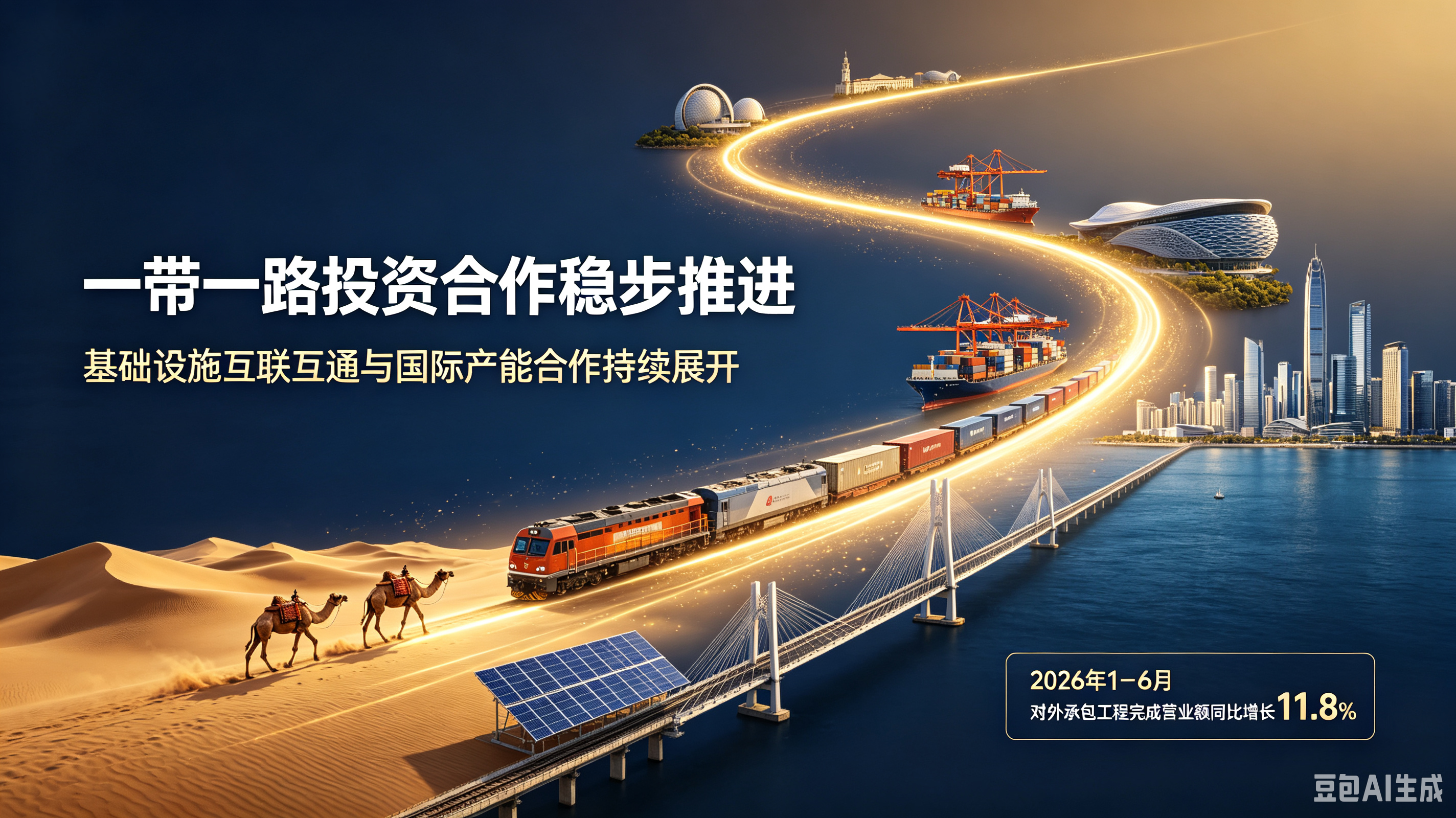 1207亿元，2026年上半年我国对共建“一带一路”国家投资合作情况