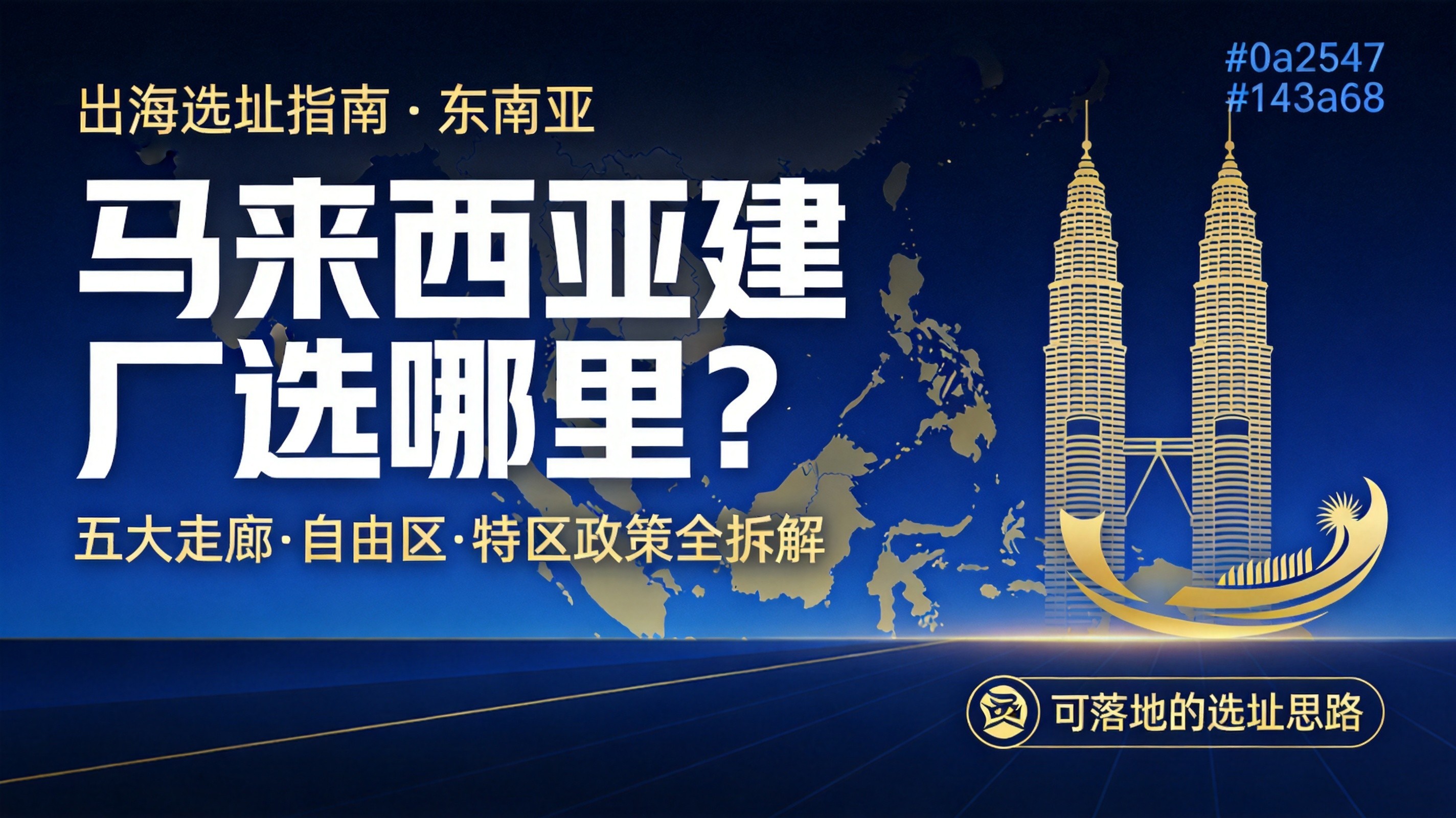 马来西亚建厂选哪里?五大走廊·自由区·特区政策全拆解